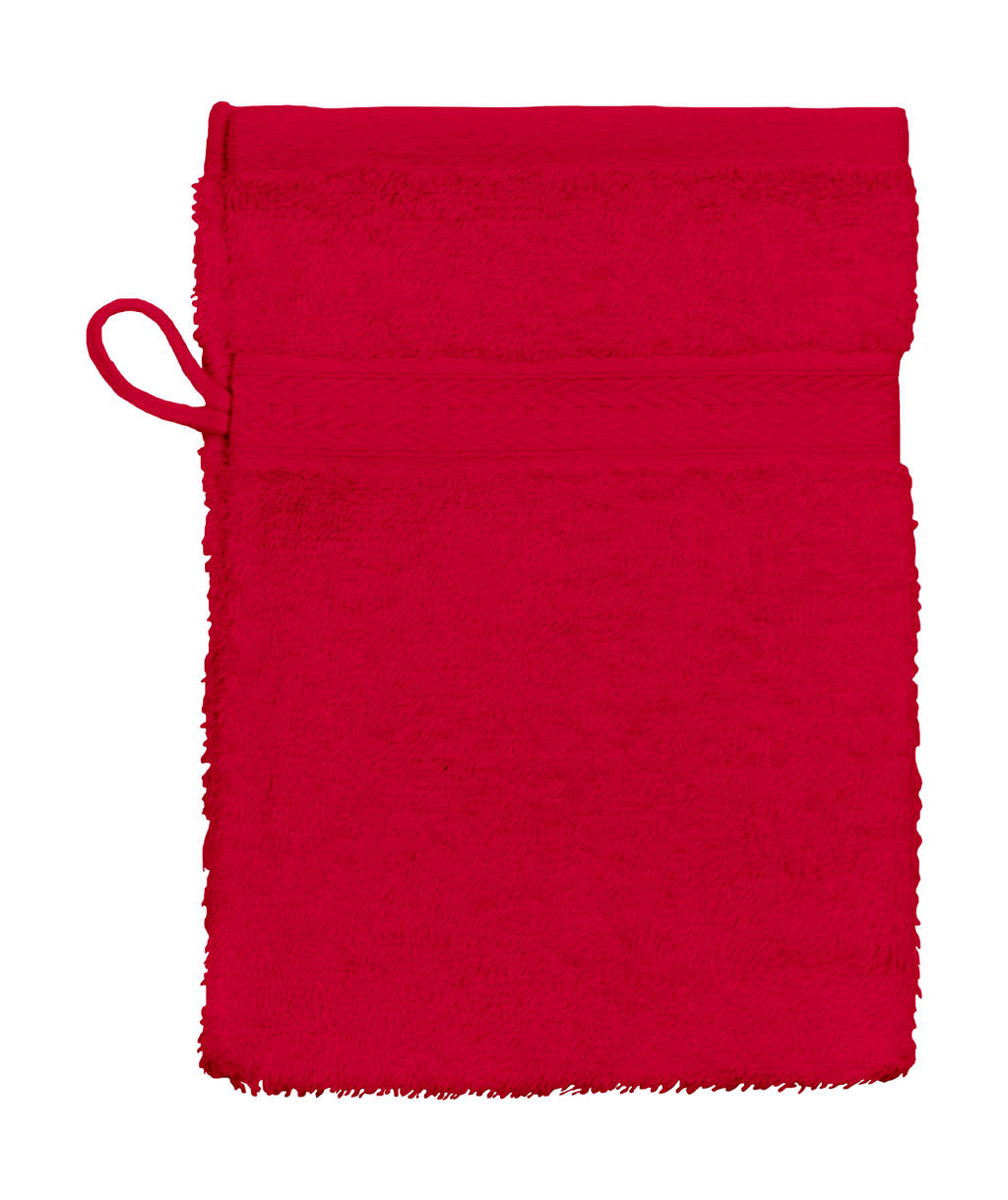 Umývacia rukavica Rhine 16x22 cm - red