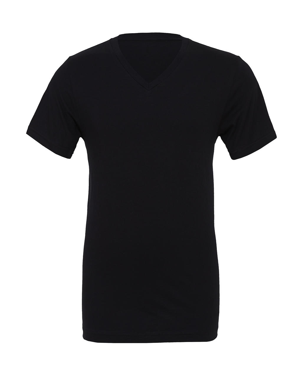 Unisex tričko Jersey V-Neck - black