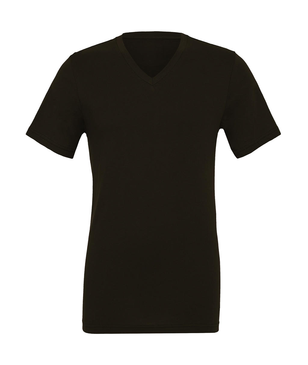 Unisex tričko Jersey V-Neck - brown