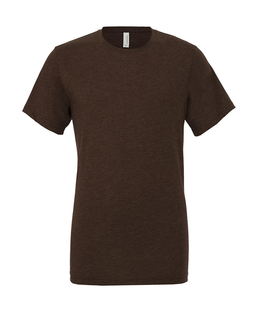 Unisex tričko Triblend - brown triblend