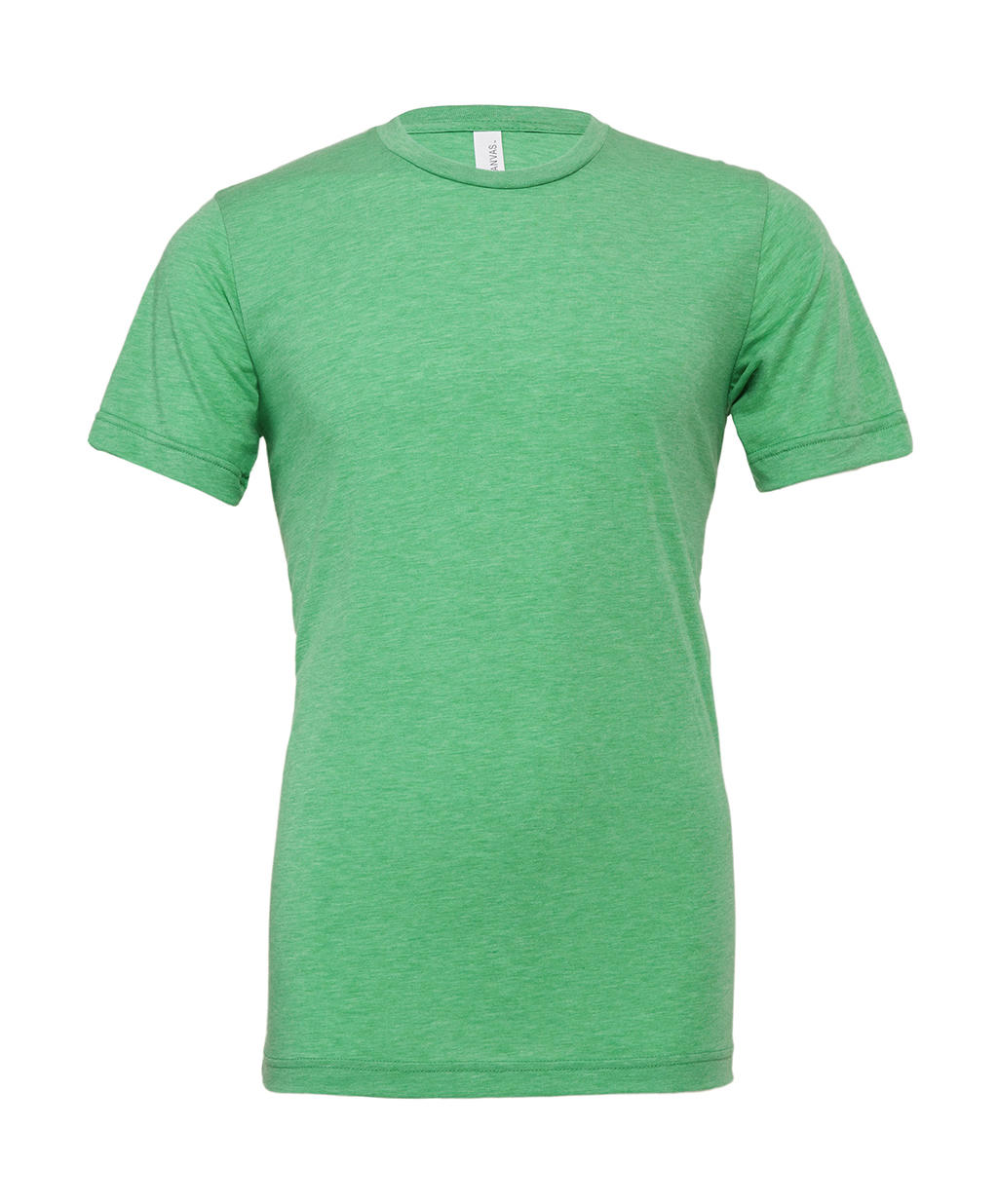 Unisex tričko Triblend - green triblend