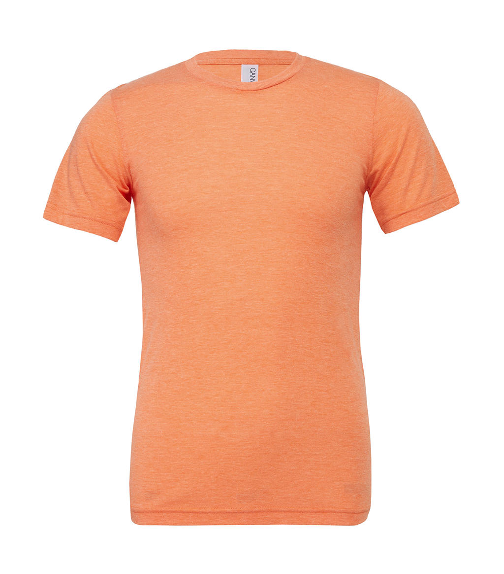Unisex tričko Triblend - orange triblend