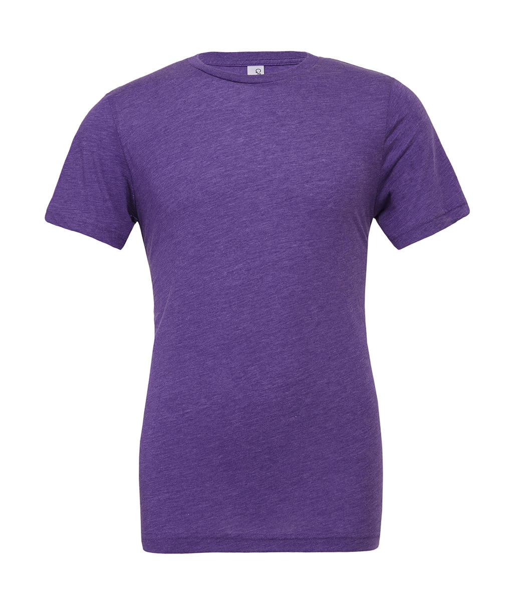 Unisex tričko Triblend - purple triblend
