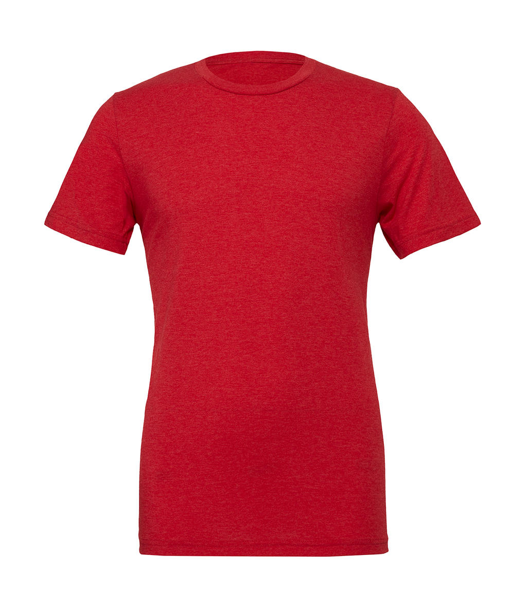 Unisex tričko Triblend - red triblend
