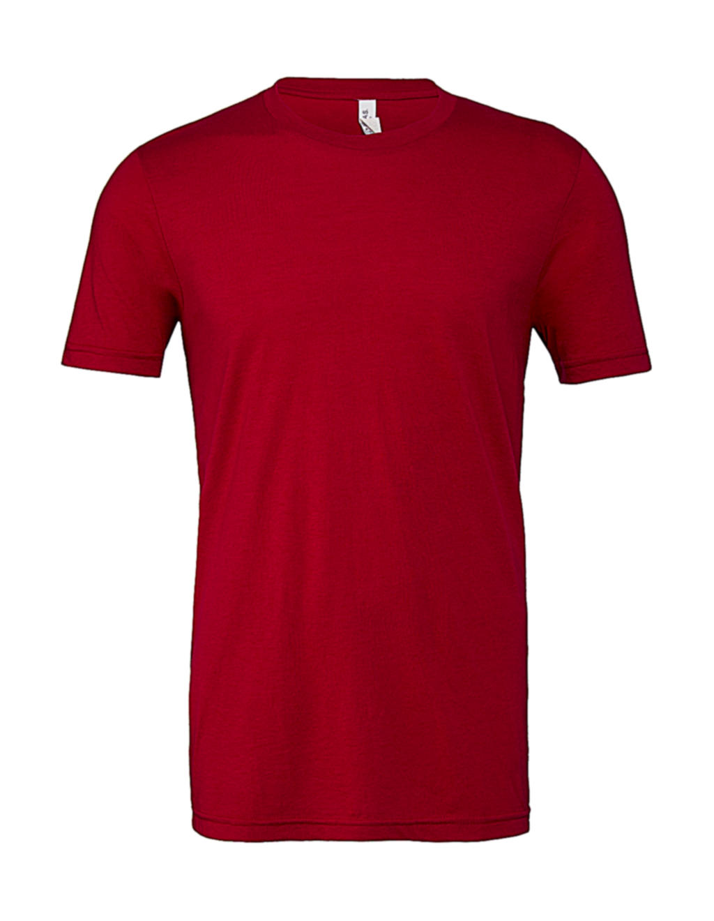 Unisex tričko Triblend - solid red triblend