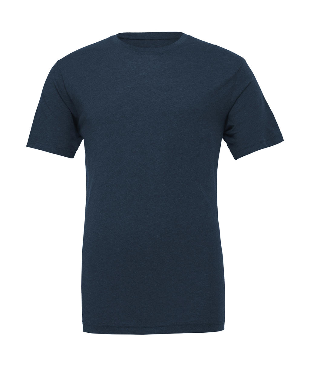 Unisex tričko Triblend - steel blue triblend 